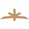 Ekena Millwork Alberta Smooth Timber Gable Bracket, Western Red Cedar, 72"W x 27"H x 3 1/2"D x 5 1/2"F, 9/12 Pitch GBW072X27X0406ALB00SWR - alternate 1